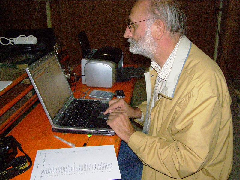 Auswerter.JPG - Reibnungslose Auswertung durch Helmut Gollwitzer aus Waldthurn.